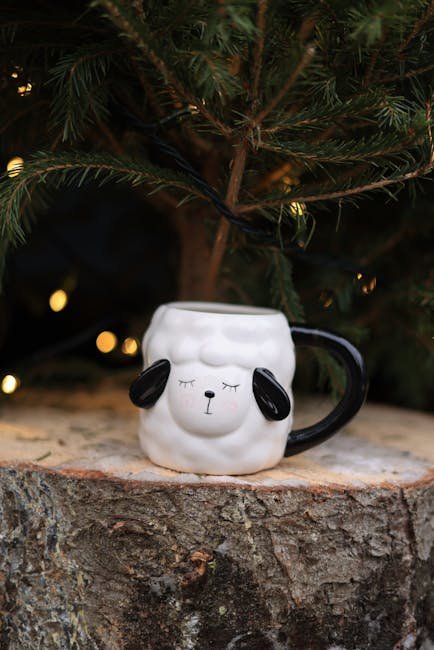 Funny Cat Face Ceramic Mug